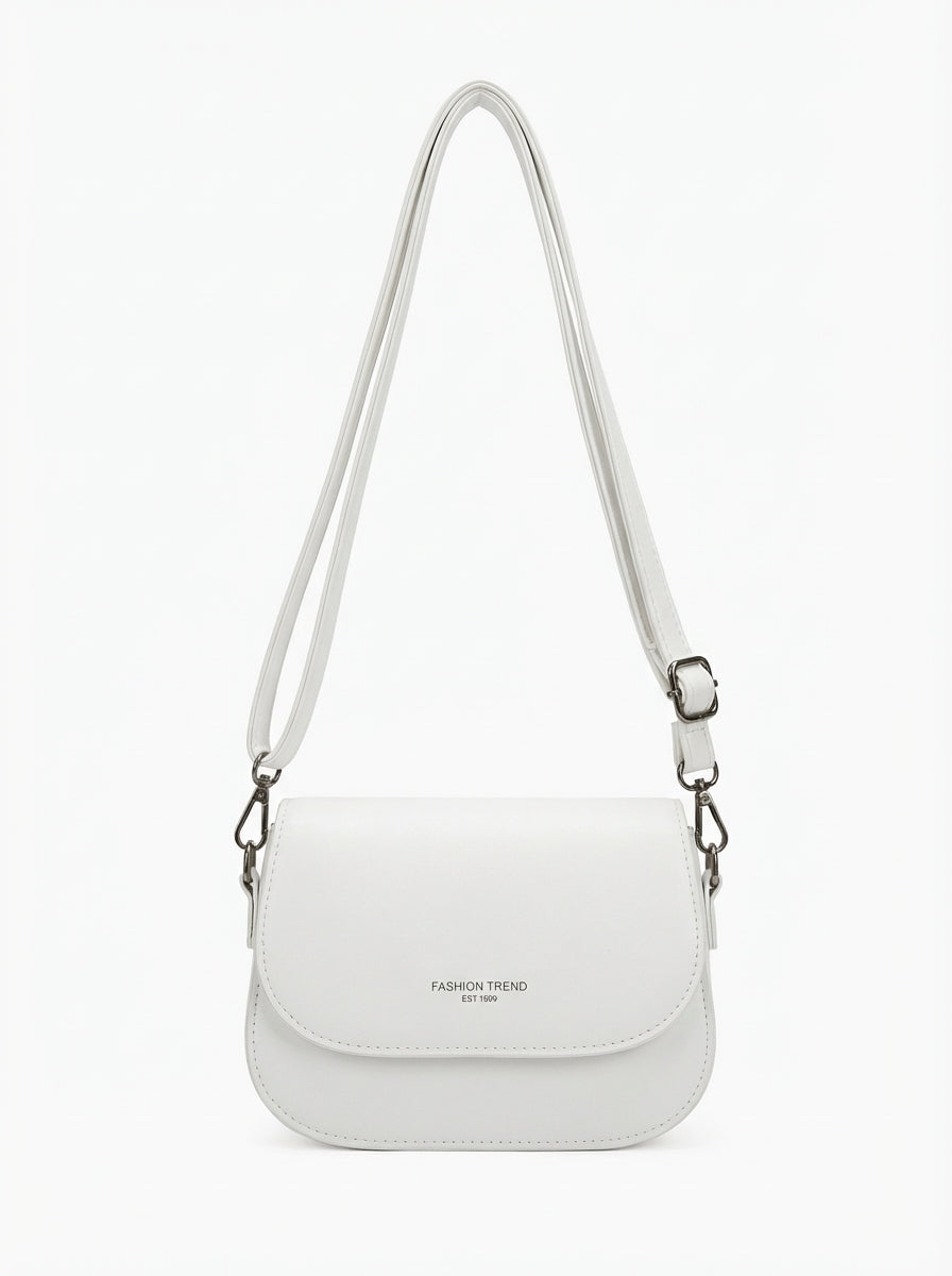 BOLSO ELISA CON SOLAPA DE ACABADO ELEGANTE