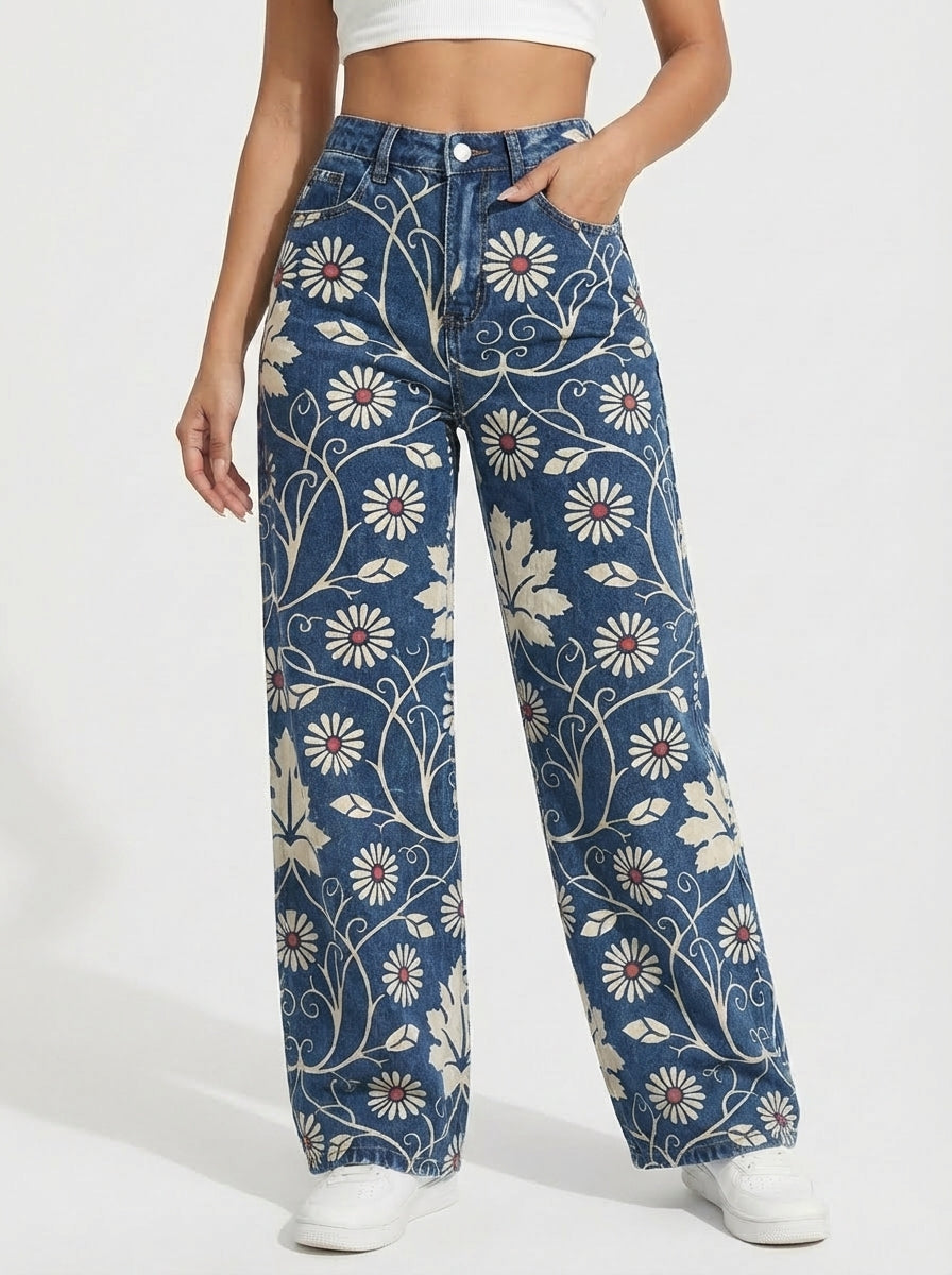 PANTALÓN AURA BOHO VINTAGE FLUIDO