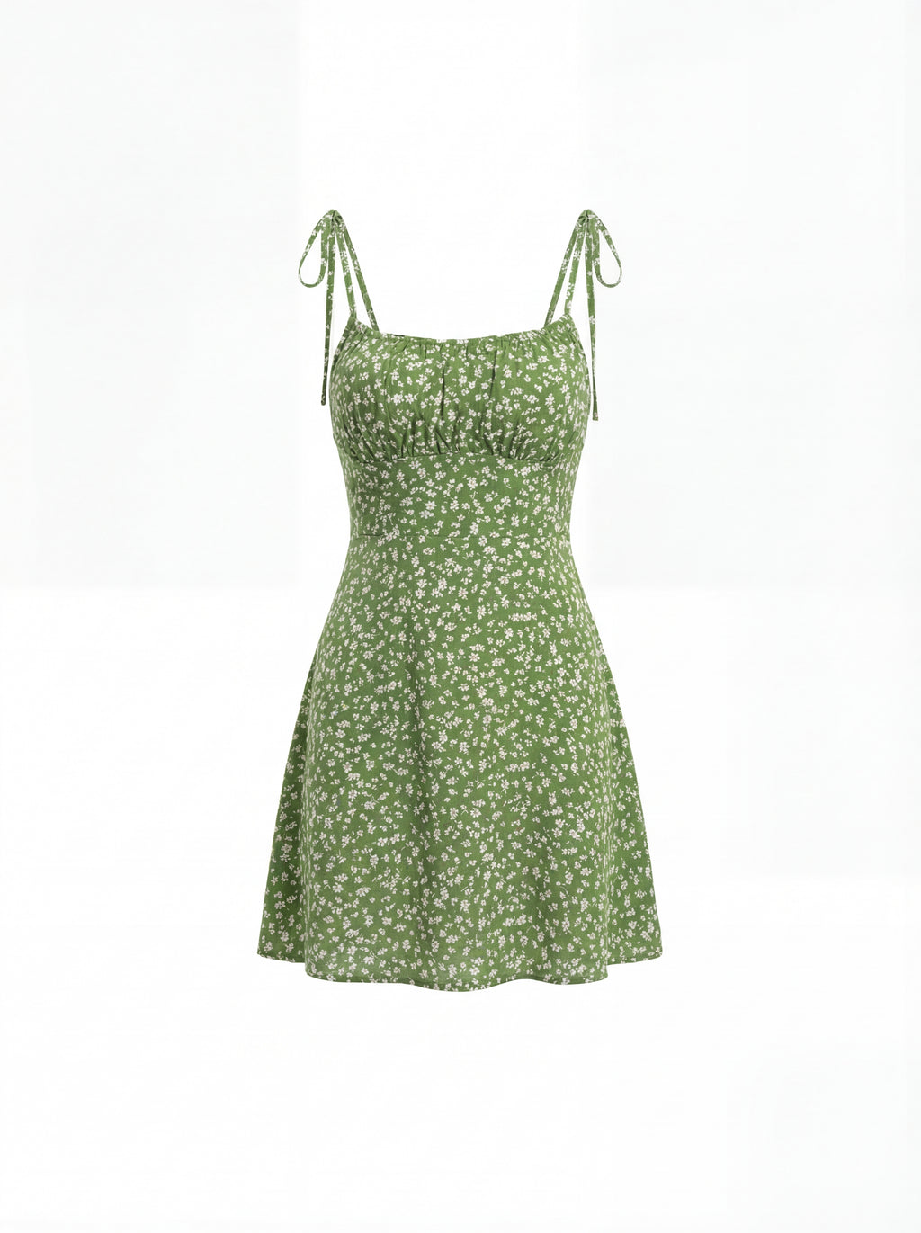 VESTIDO VALERIA FLORAL CON TIRANTES FINOS