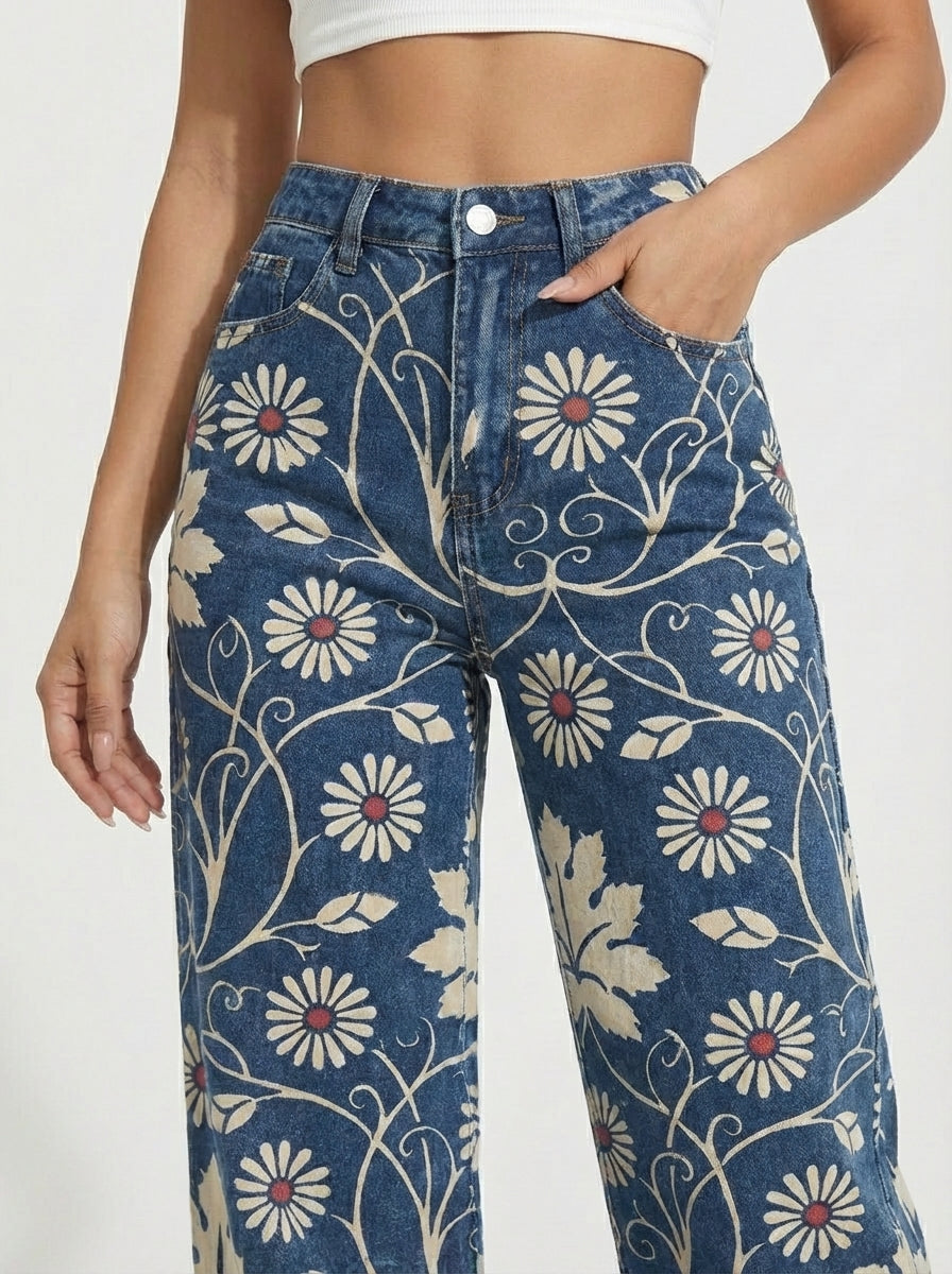 PANTALÓN AURA BOHO VINTAGE FLUIDO