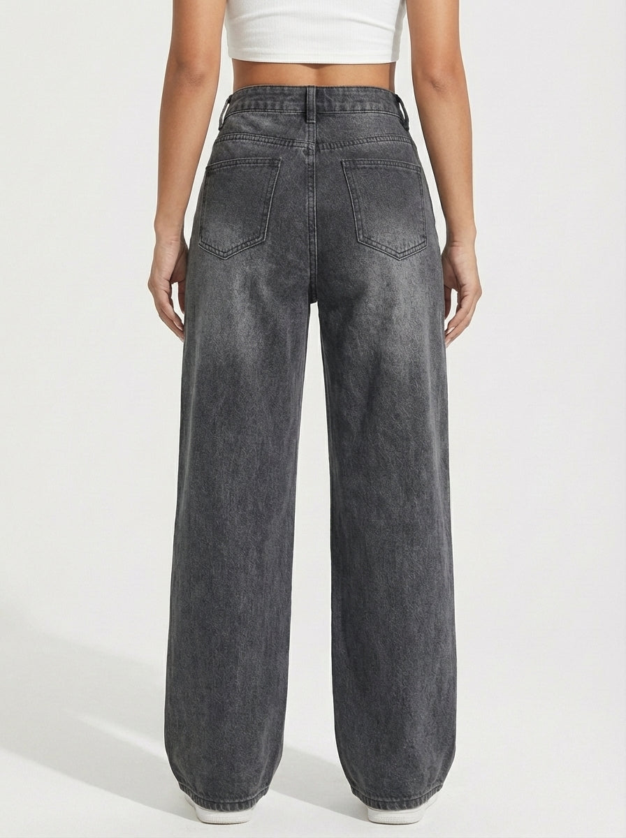 PANTALÓN AURA VAQUERO VINTAGE RECTO