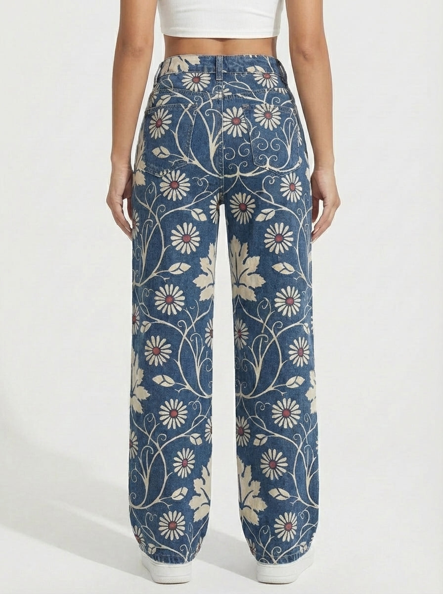 PANTALÓN AURA BOHO VINTAGE FLUIDO