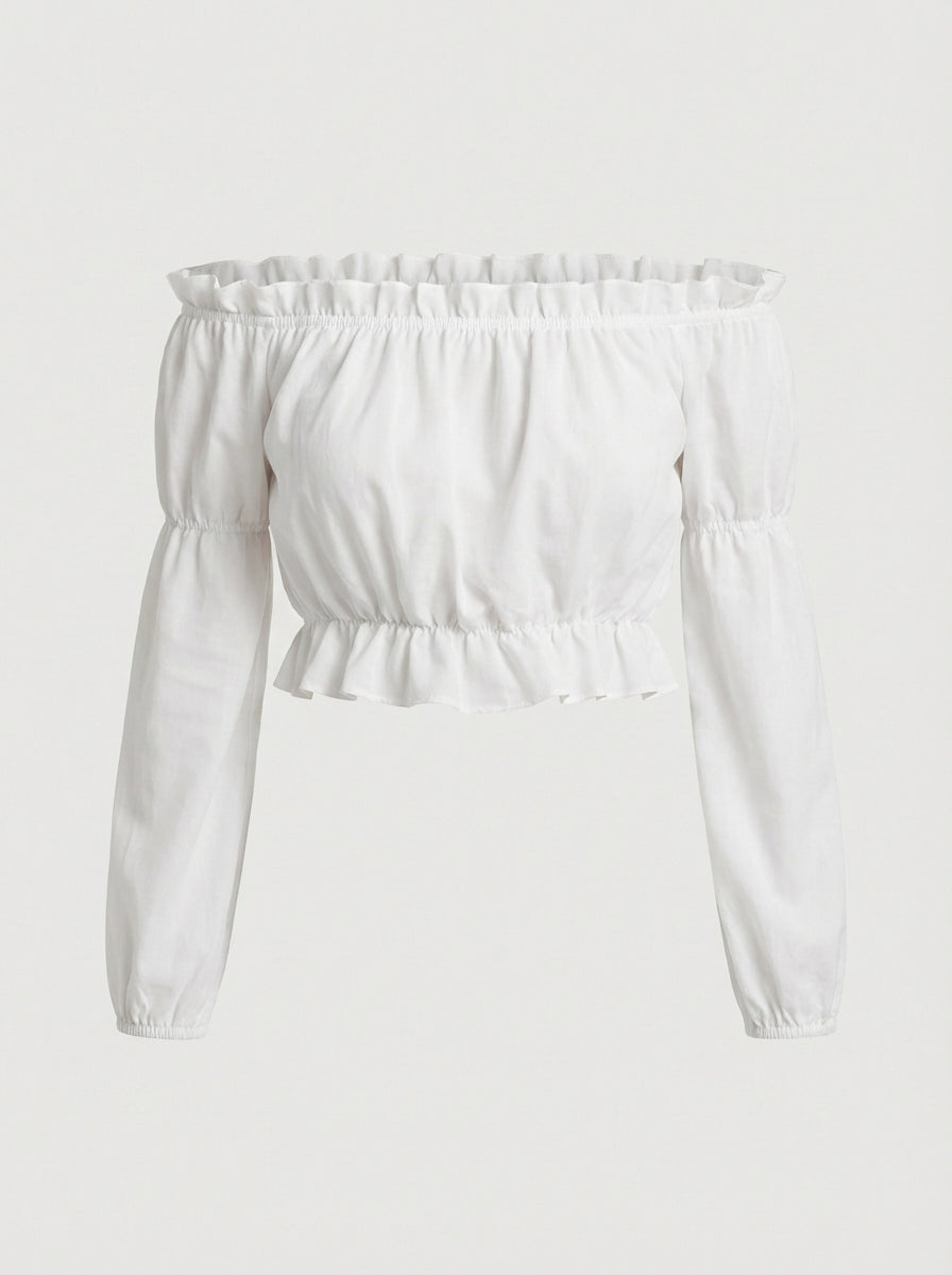 BLUSA AMARA DE HOMBROS DESCUBIERTOS