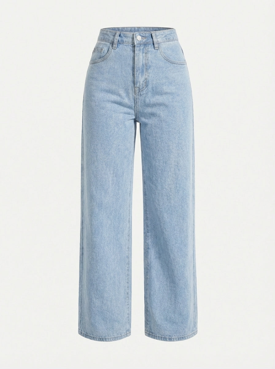 PANTALÓN AURA DE MEZCLILLA RECTO