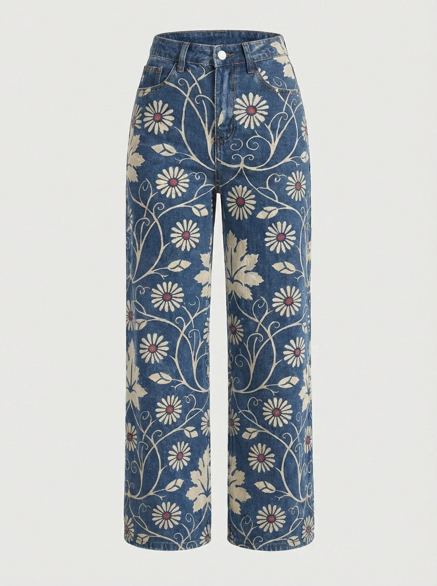 PANTALÓN AURA BOHO VINTAGE FLUIDO
