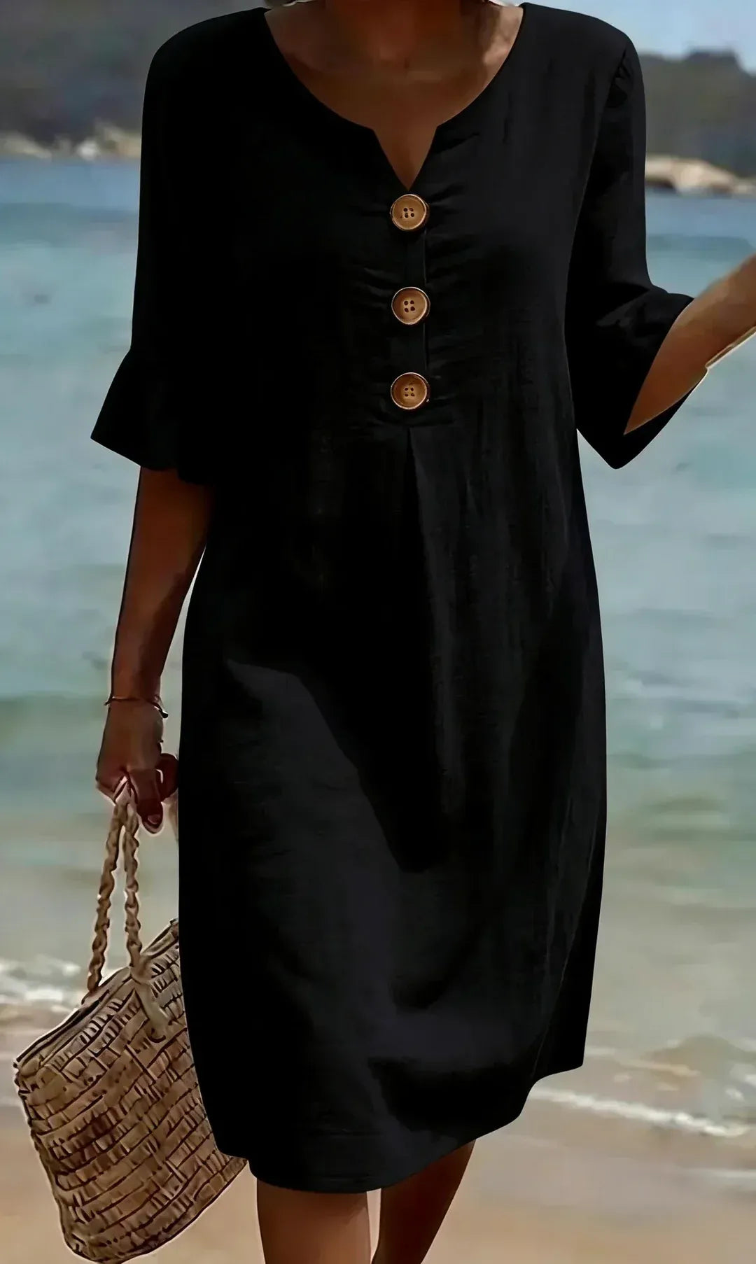 SOLÉNNE | VESTIDO BOHEMIO MINIMALISTA