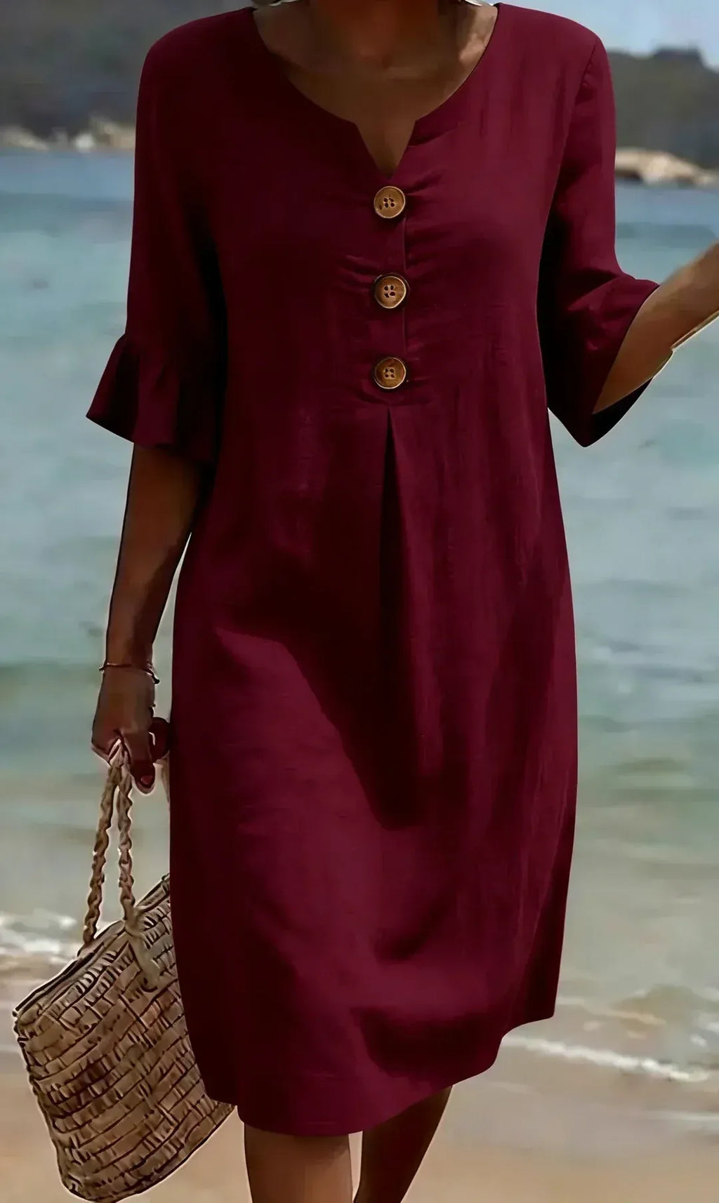 SOLÉNNE | VESTIDO BOHEMIO MINIMALISTA