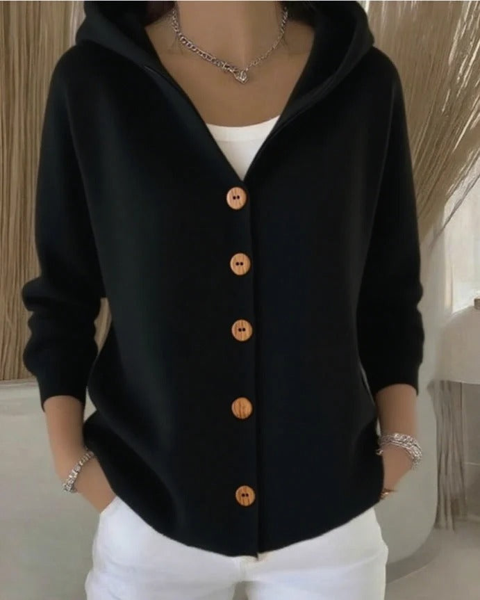 Rocío | Chaqueta de Punto con Capucha