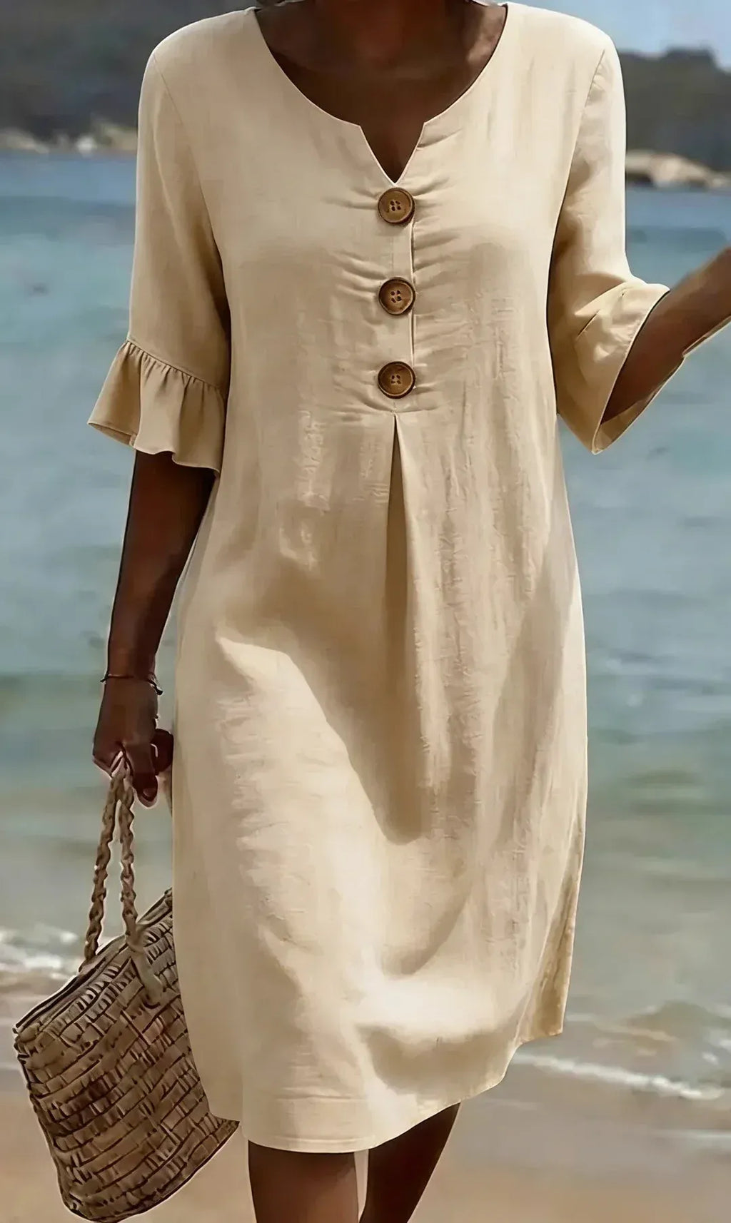 SOLÉNNE | VESTIDO BOHEMIO MINIMALISTA