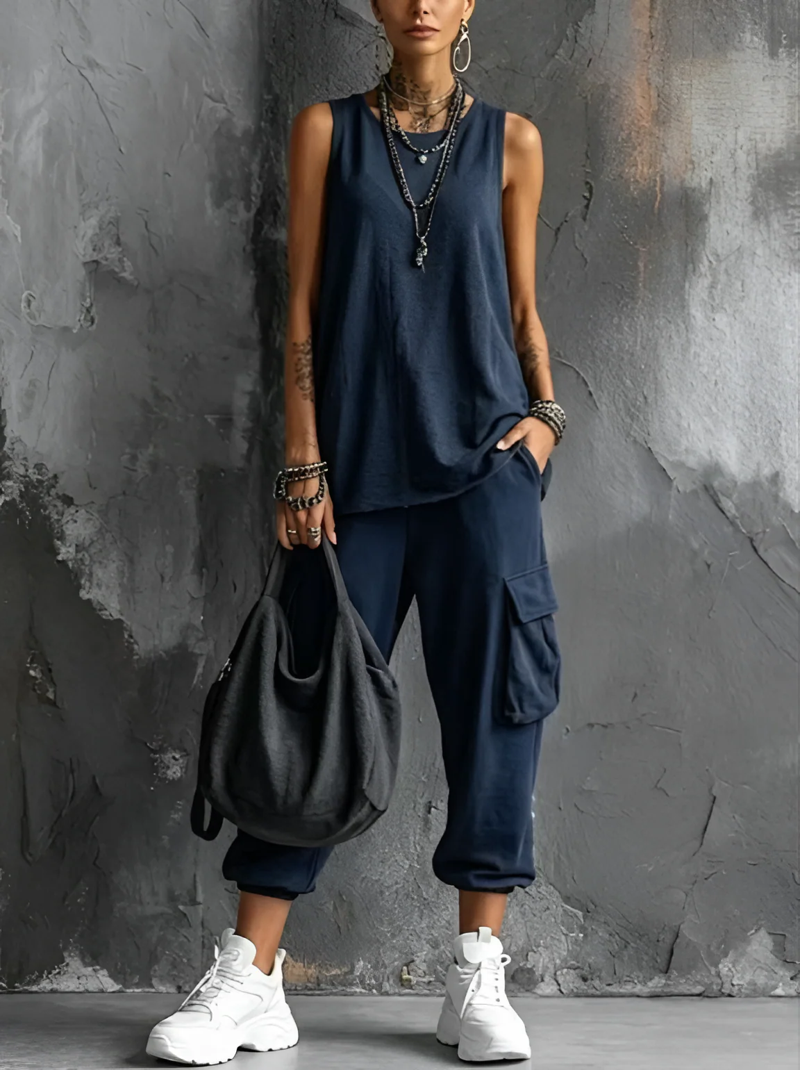 VALENTINA | CONJUNTO CASUAL SUAVE CON BOLSILLOS