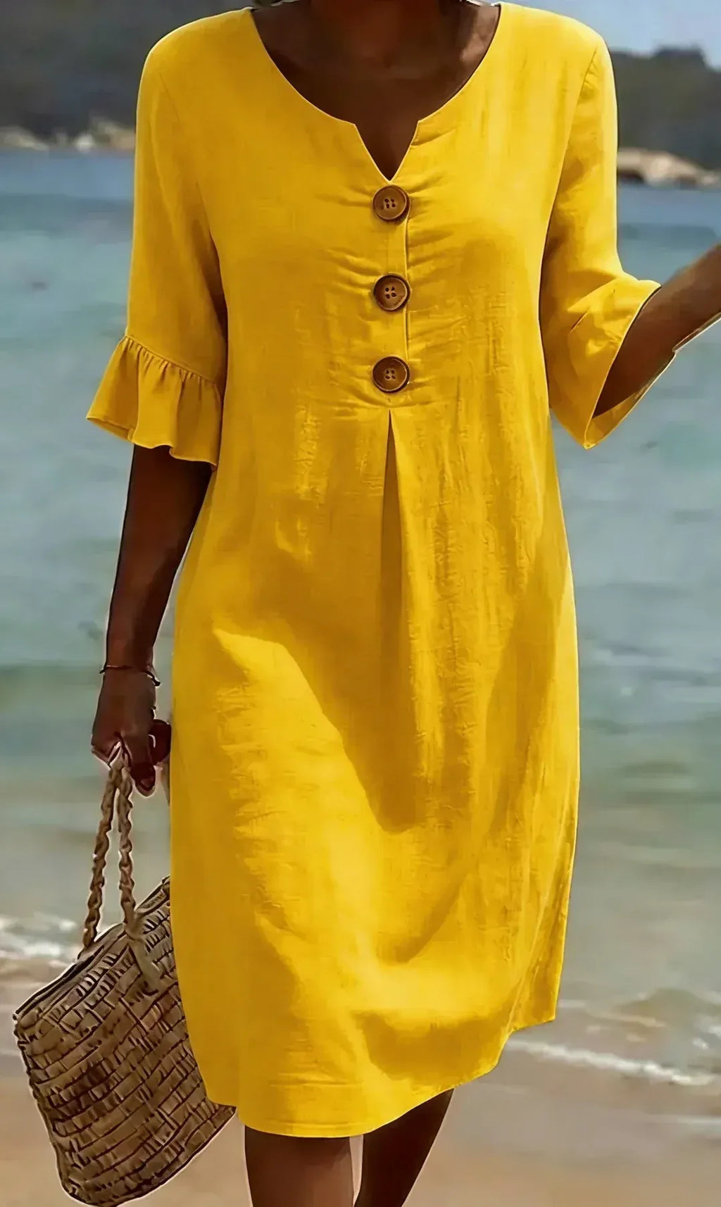 SOLÉNNE | VESTIDO BOHEMIO MINIMALISTA
