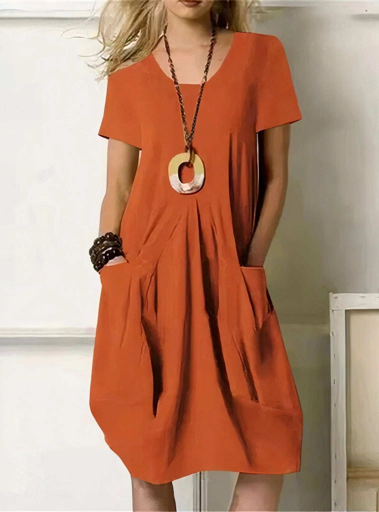 KWANI | VESTIDO HOLGADO DE ESTILO INFORMAL