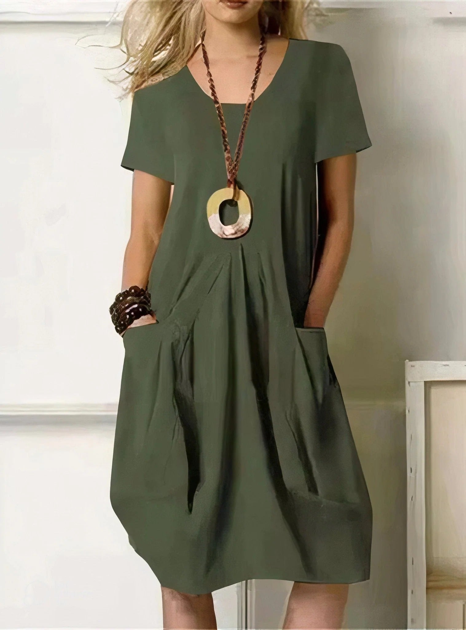 KWANI | VESTIDO HOLGADO DE ESTILO INFORMAL