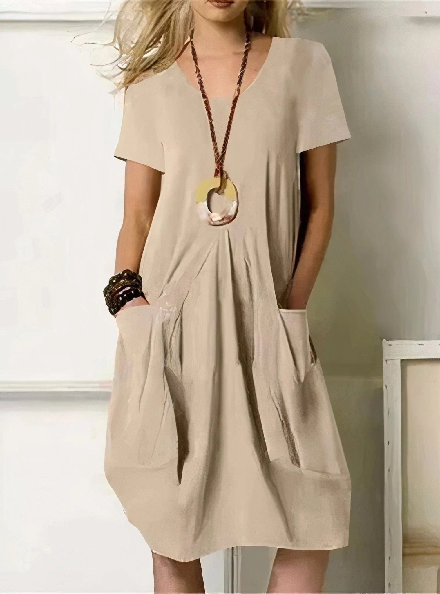 KWANI | VESTIDO HOLGADO DE ESTILO INFORMAL