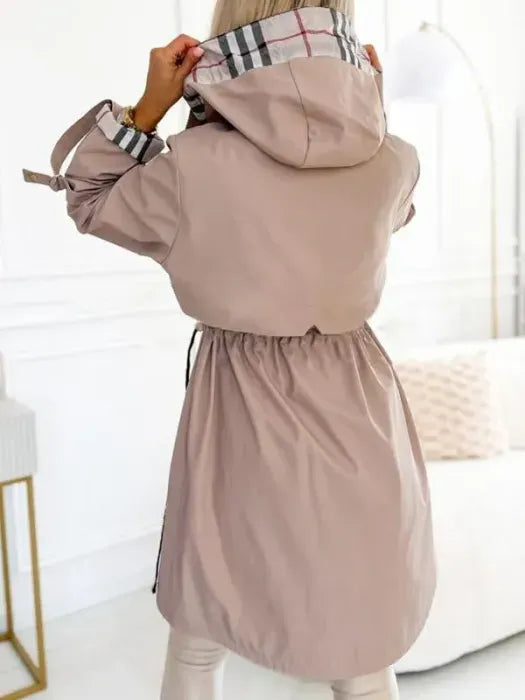 ORLA | ABRIGO CON CREMALLERA IMPERMEABLE Y CORTAVIENTOS