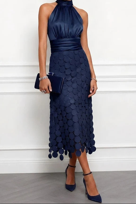 CELINE | ELEGANTE VESTIDO MIDI PARA CEREMONIAS