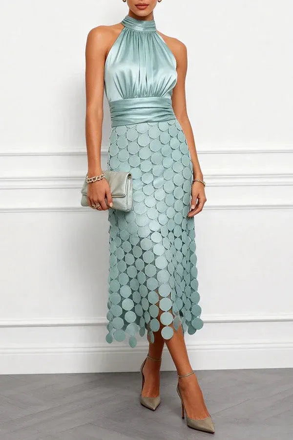 CELINE | ELEGANTE VESTIDO MIDI PARA CEREMONIAS