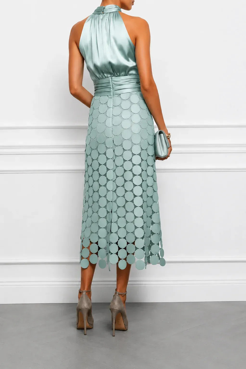 CELINE | ELEGANTE VESTIDO MIDI PARA CEREMONIAS