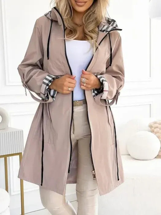 ORLA | ABRIGO CON CREMALLERA IMPERMEABLE Y CORTAVIENTOS
