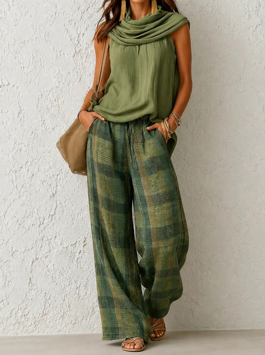 ANA CONJUNTO NATURAL - COMODIDAD RELAJADA CON ELEGANCIA ARTESANAL
