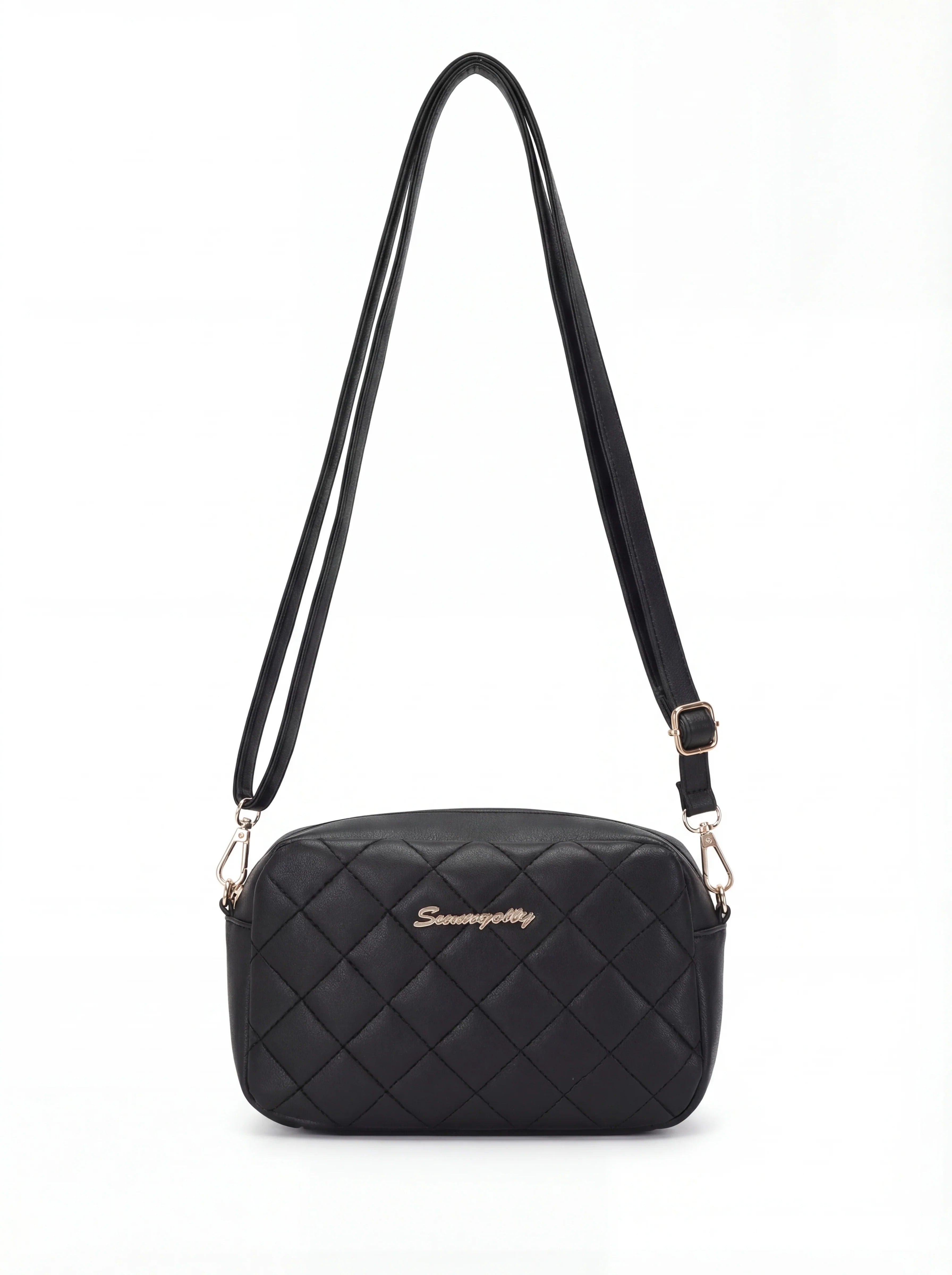 BOLSO ELISA BORDADO CON CADENA Y BORLAS