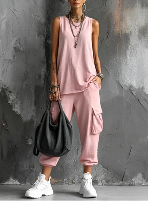 VALENTINA | CONJUNTO CASUAL SUAVE CON BOLSILLOS