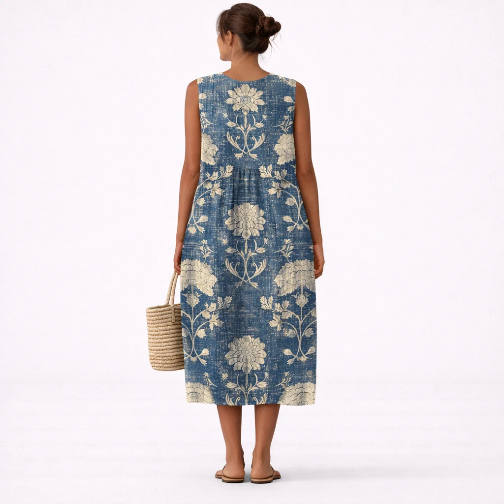 Aurora™ | Vestido Midi Floral Clásico